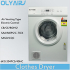 OlyAir air vented clothes dryer 6Kg electric control OZ60-16EW Australia standard supplier