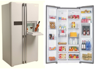 BCD-580WT 580L side by side fridge with water dispenser mini bar supplier