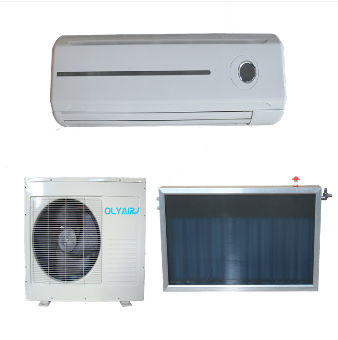 Olyair Flat plate collector type hybrid solar air conditioner supplier